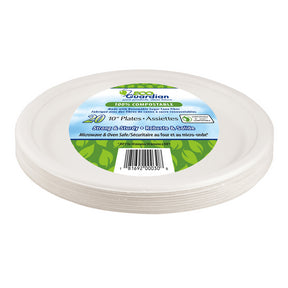 Eco Guardian - Compostable 10'' Plates (20ct)