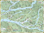 236 Johnstone Strait Kayaking and Boating Map