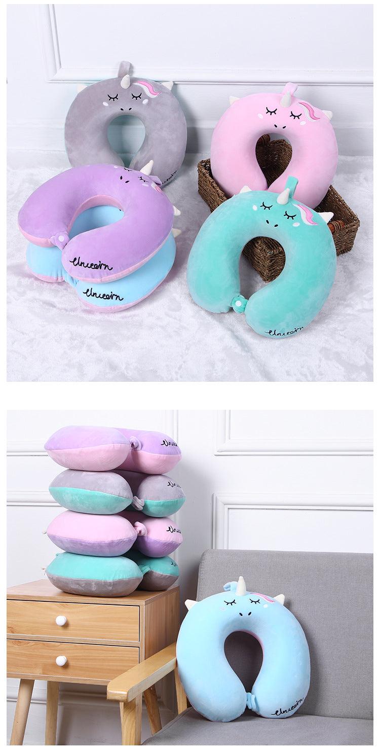 U-Shaped Memory Foam Travel Neck Pillow – Slow Rebound Car & Nap Pillow in 5 Colours