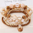 Crystal Figure Eight Crown Drop Bracelet – Rhinestone Charm Bracelet for Women