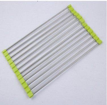 Folding Kitchen Drain Sink Rack Stainless Steel sink caddies