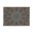 Kaleidoscope Mandala Woven Blanket — Boho Decorative Throw for Living Room & Gift