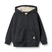 Sweatshirt Zip Francis | Navy | Wheat Kids