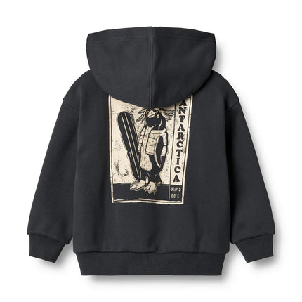 Sweatshirt Zip Francis | Navy | Wheat Kids