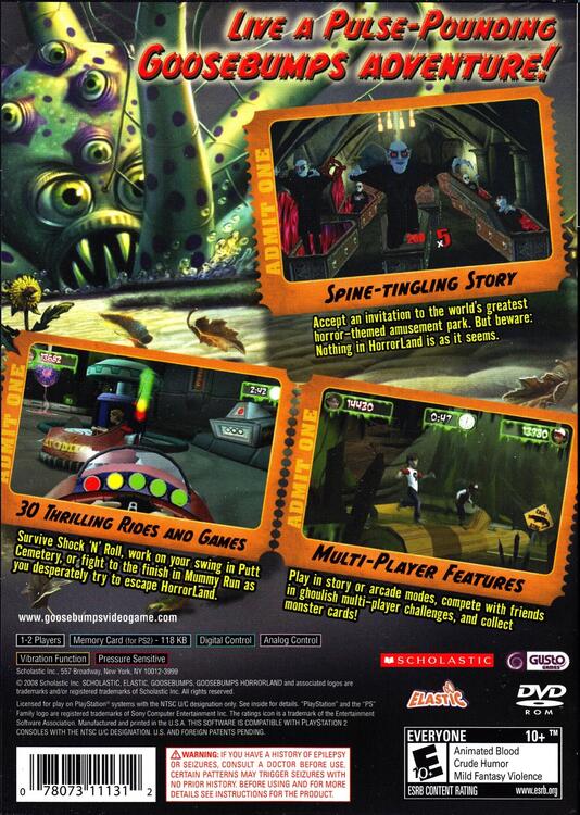 Goosebumps HorrorLand (usagé)