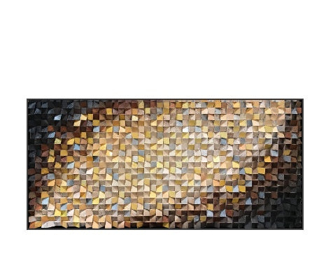 Handmade Cork Mosaic Wall Art – 3D Hanging Painting