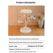 Natural Fruit Tree Cat Climbing Frame Solid Wood Rattan Cat Nest Cat Tree
