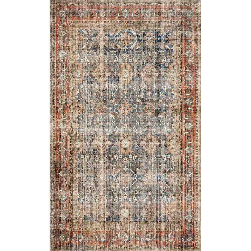 Clara Orange Blue Rug