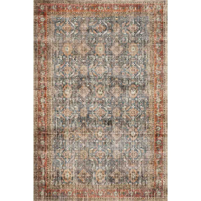 Clara Orange Blue Rug