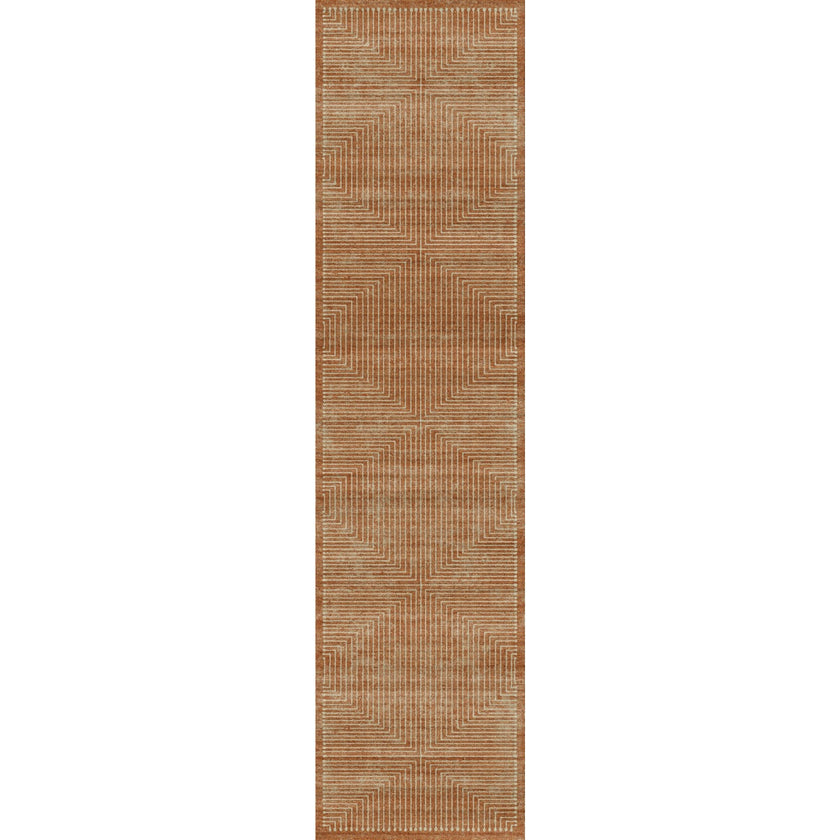Bond Natural Orange Ivory Rug