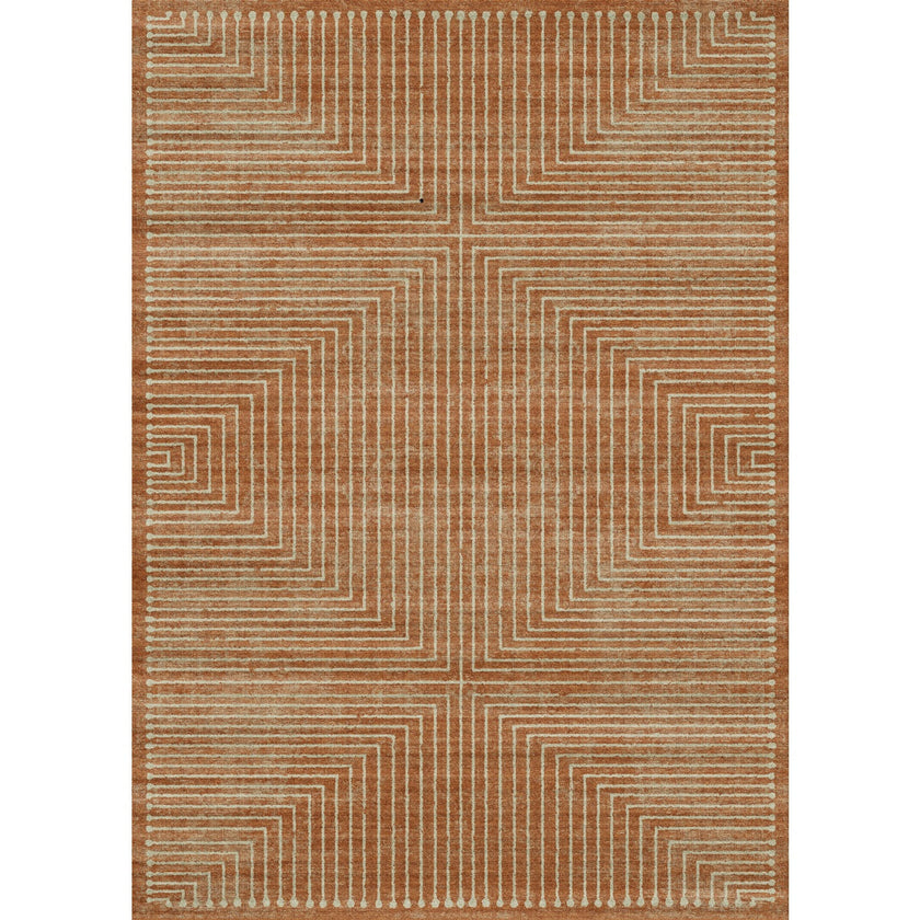 Bond Natural Orange Ivory Rug