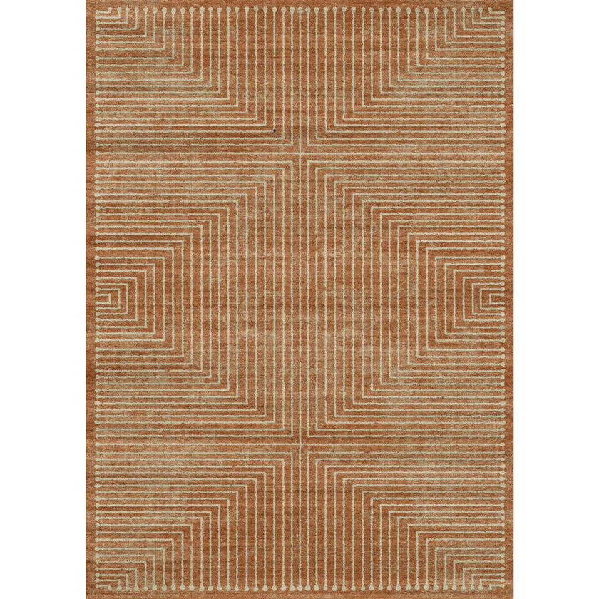 Bond Natural Orange Ivory Rug