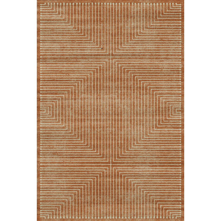 Bond Natural Orange Ivory Rug