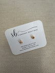 Standout Boutique X+O Gold Stud Earrings