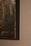 SOUS LES ARBRES DORÉS, CADRE VINTAGE BRONZE