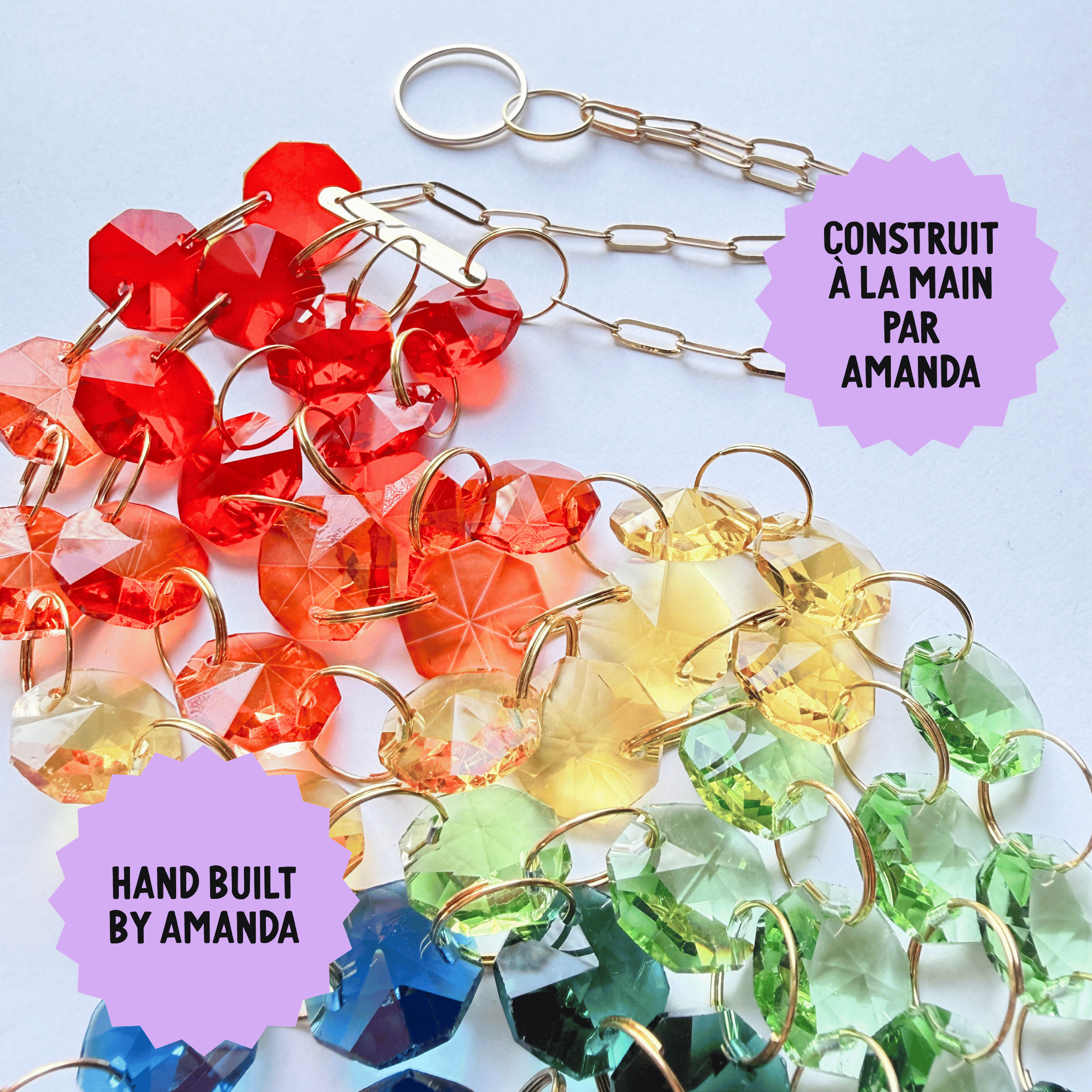 Rainbow Shower Prism Suncatcher