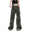 Camouflage Multi Pocket Workwear Baggy Jeans Pant For Men And Women Lazy High Street Straight Tube