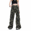 Camouflage Multi Pocket Workwear Baggy Jeans Pant For Men And Women Lazy High Street Straight Tube