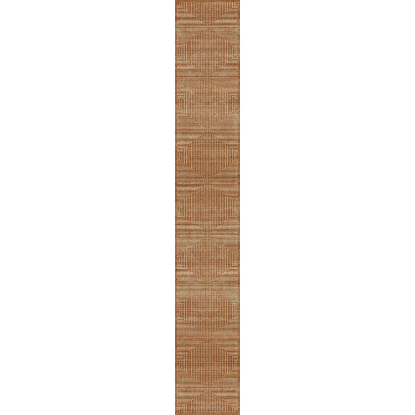 Bond Natural Orange Ivory Rug