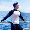 Muscle fit Long sleeve Gym shirt Sports Leisure Top for men