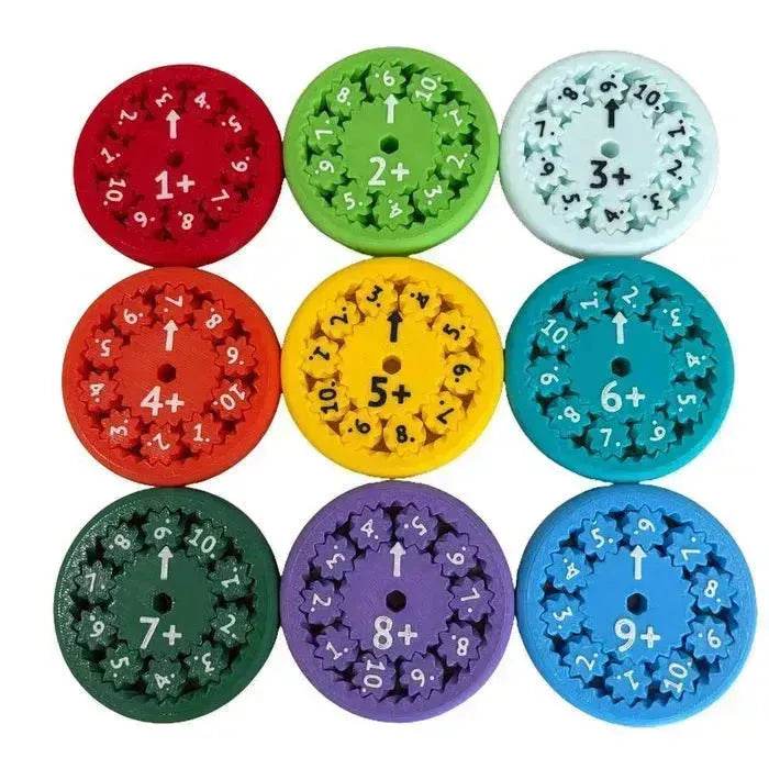 Math Fidget Spinners Fingertip Puzzle Toys Games Math Operations Math Multiplication Games Montessori Activity Educational Learning Toys