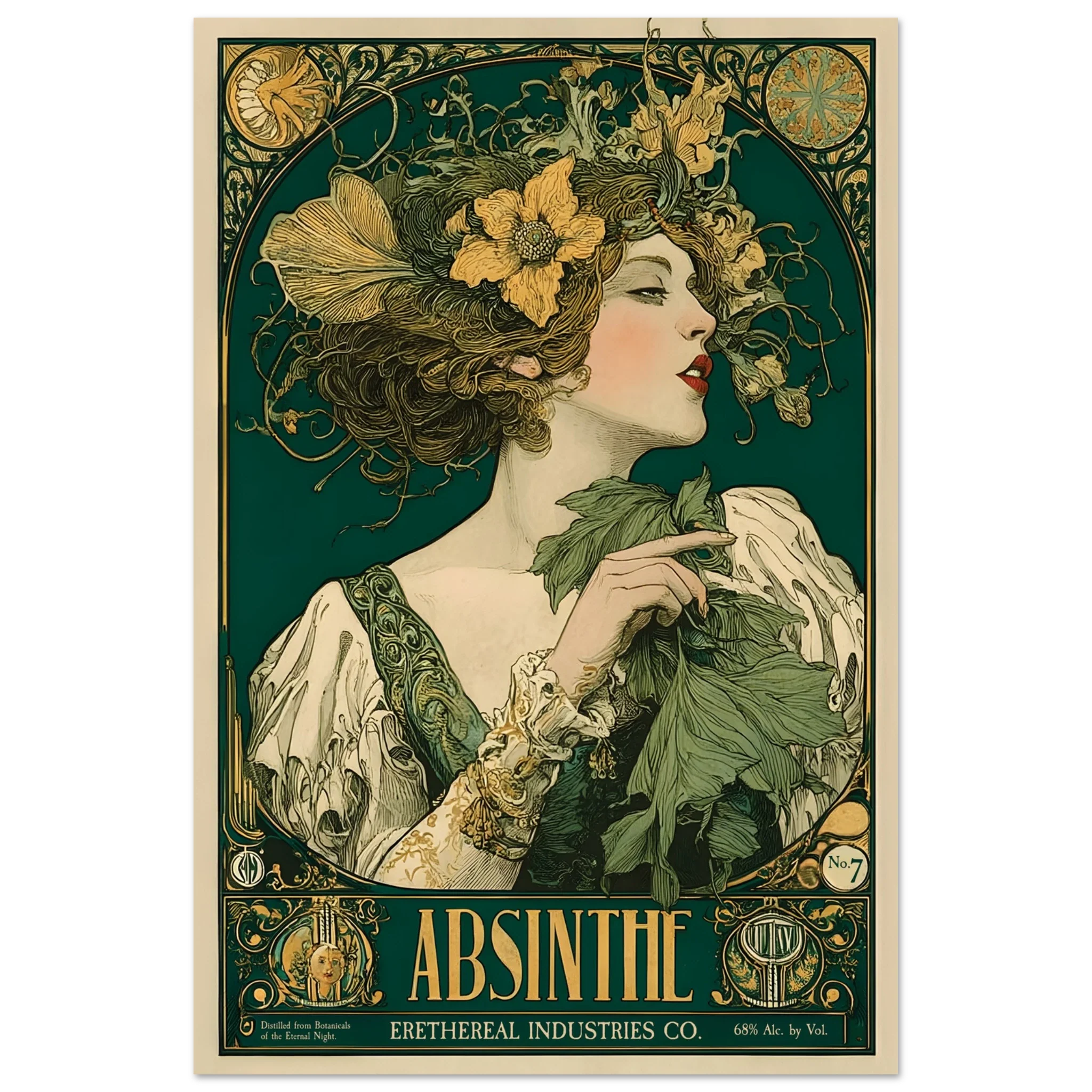 L’Absinthe d’Ombre - Poster & Framed Print