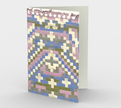 Set of 3 Blank Greeting Cards | 5 x 7 | Paint Pattern