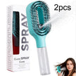 One-Click Spray Hair Brush – Anti-Frizz Detangling Mist Comb for All Hair Types
