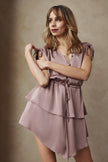 Satin Flare Dress