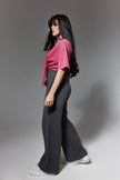 Terry Wide-Leg Pants
