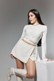 Long Sleeve Wrap Top