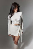 Long Sleeve Wrap Top