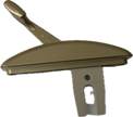 Lock, multi Point Slider Long Fork w. Gasket (Brushed Antique Brass)ADI