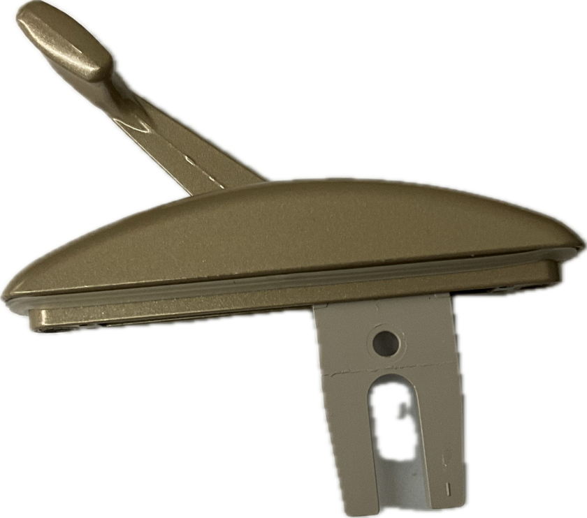 Lock, multi Point Slider Long Fork w. Gasket (Brushed Antique Brass)ADI