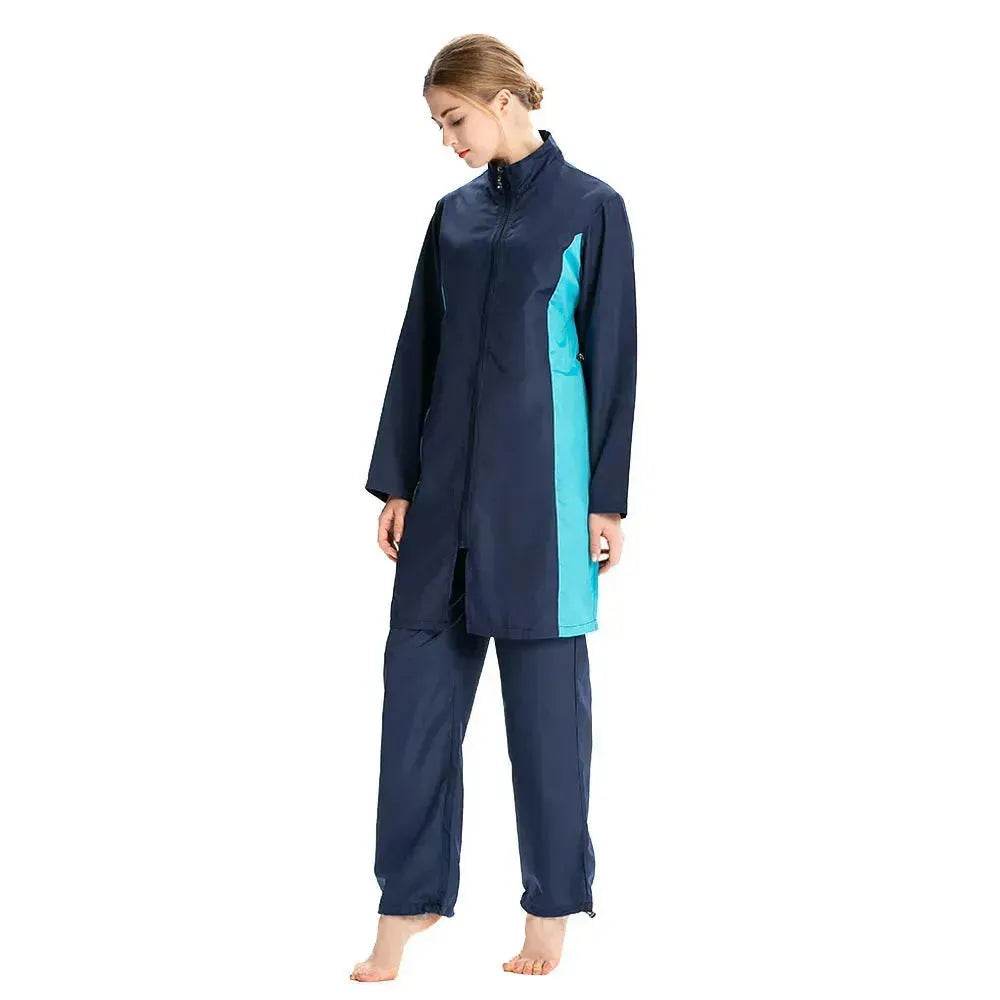 ArabSwimsuit Southeast Asia Hui Conservative Three-piece Suit Sportswear Swimming Suit