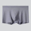 Men's 4-pack Plain Mid waist Boxer Brief Ice Silk Underwear.