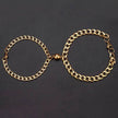 Magnetic Couple Bracelet Suit Cuban Link Chain