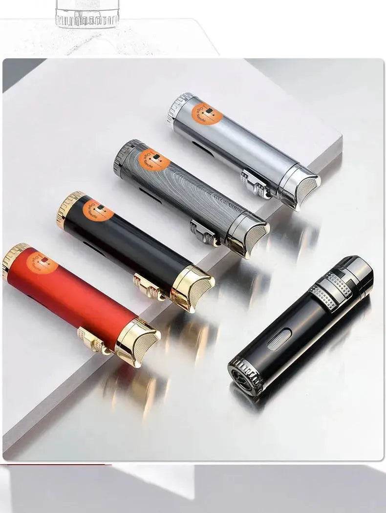 Blue High firepower Gas Cigar Punch Lighters