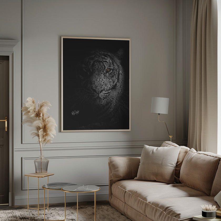 Wall art The Tiger