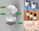 Magnetic Under Desk Cable Management Organizer – Wire & Cord Holder Clips
