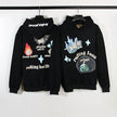 Men's Fashion Printed Vintage Hoodie Sweatshirt Pullover