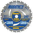 IRWIN 7-1/4 Inch Circular Saw Blade with 24 Teeth - 24030