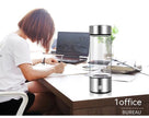 Hydrogen Water Bottle Generator – Electric Rechargeable Antioxidant Hydrogen-Rich Water Maker | 500ml Borosilicate Glass