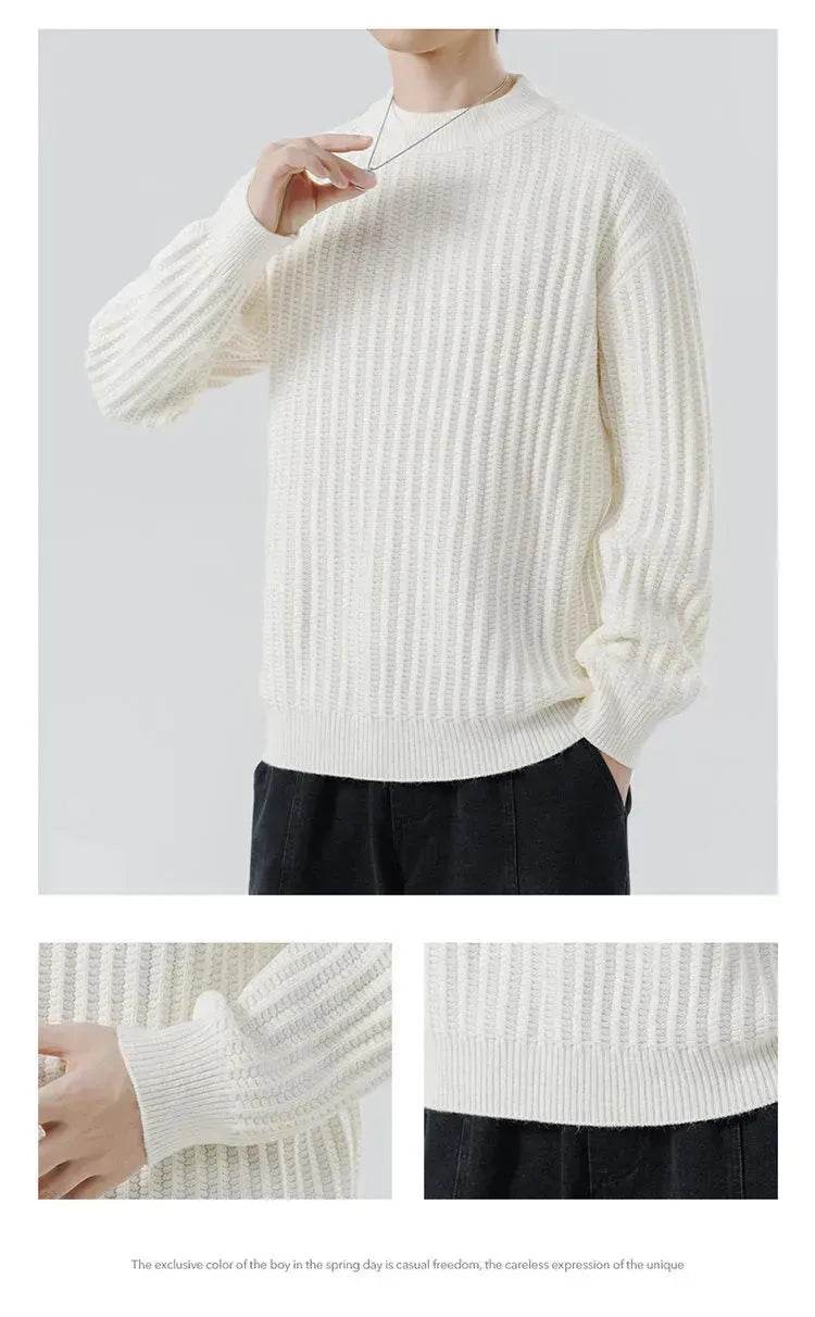 Knitwear Sweater with Crewneck Pullover top