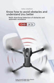UAV Optical Flow Dual Camera Drone 480p Camera Obstacle Avoidance Aerial Photography Foldable Quadcopter