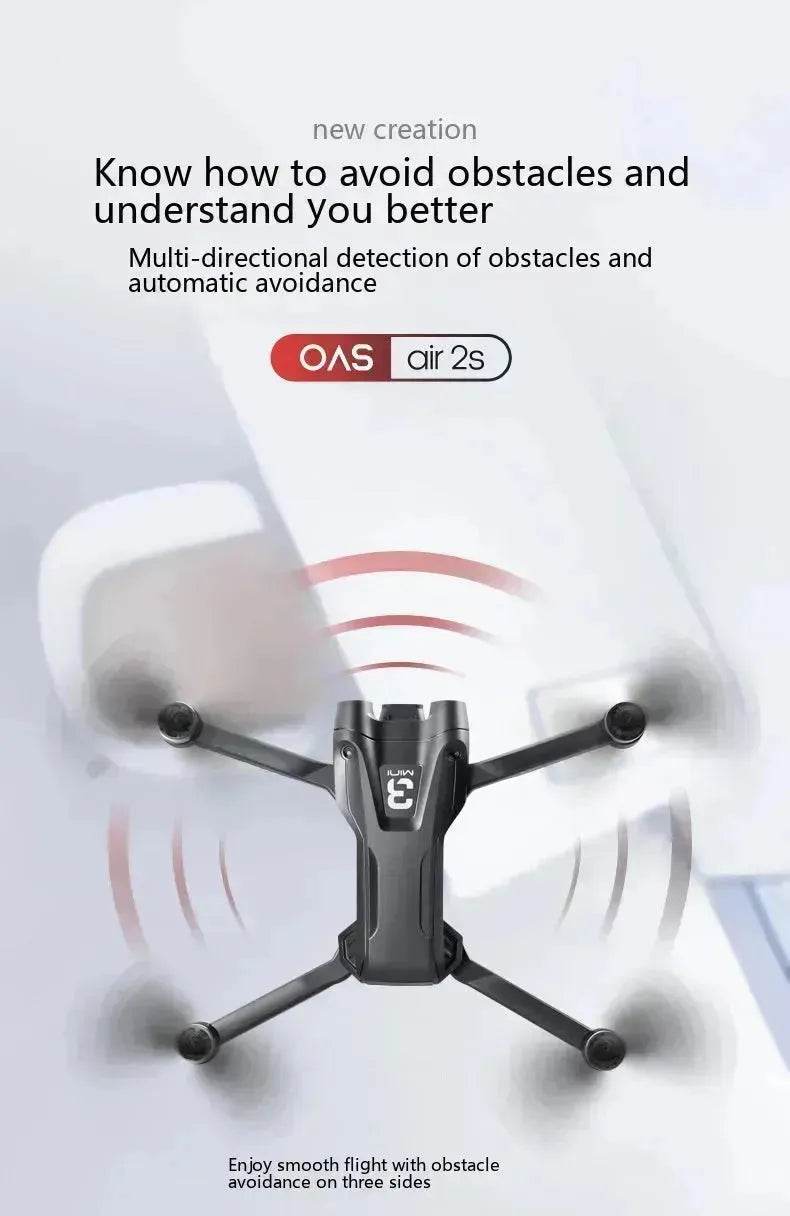 UAV Optical Flow Dual Camera Drone 480p Camera Obstacle Avoidance Aerial Photography Foldable Quadcopter