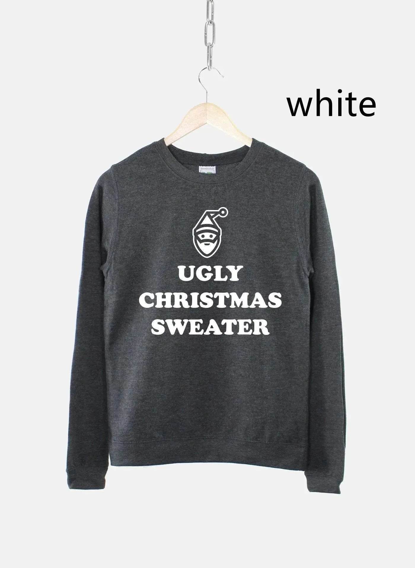 Women's Ugly Christmas Sweater Sweatshirt Bah Humbug Funny