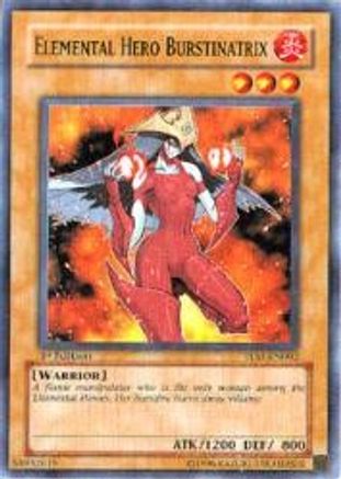 Elemental Hero Burstinatrix (TLM-EN002) - The Lost Millennium 1st Edition