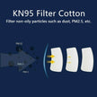 7in1 Half Face Gas Mask Facepiece Spray Painting Respirator Reusable Safety protective mask