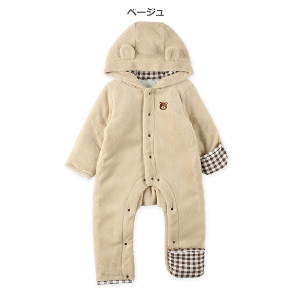 西松屋 ELFINDOLL くまチェック使いバギーオール 正規品